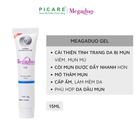 Gel Megaduo Hỗ Trợ Ngừa Mụn Trứng Cá, Ngừa Thâm, Dưỡng Da 15g