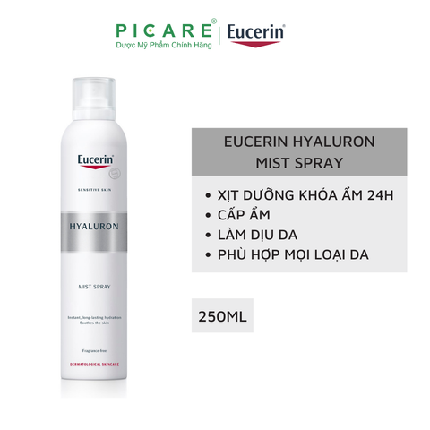 Xịt Khoáng Cấp Ẩm Dành Cho Mọi Loại Da Eucerin Hyaluron Mist Spray 250ml - 63263