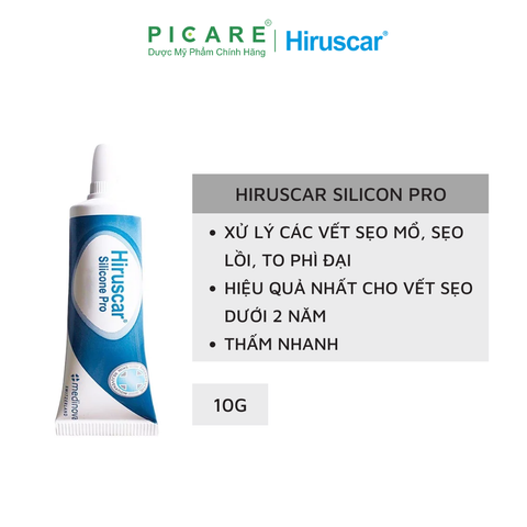 Gel Mờ Sẹo Hiruscar Silicone Pro 10g