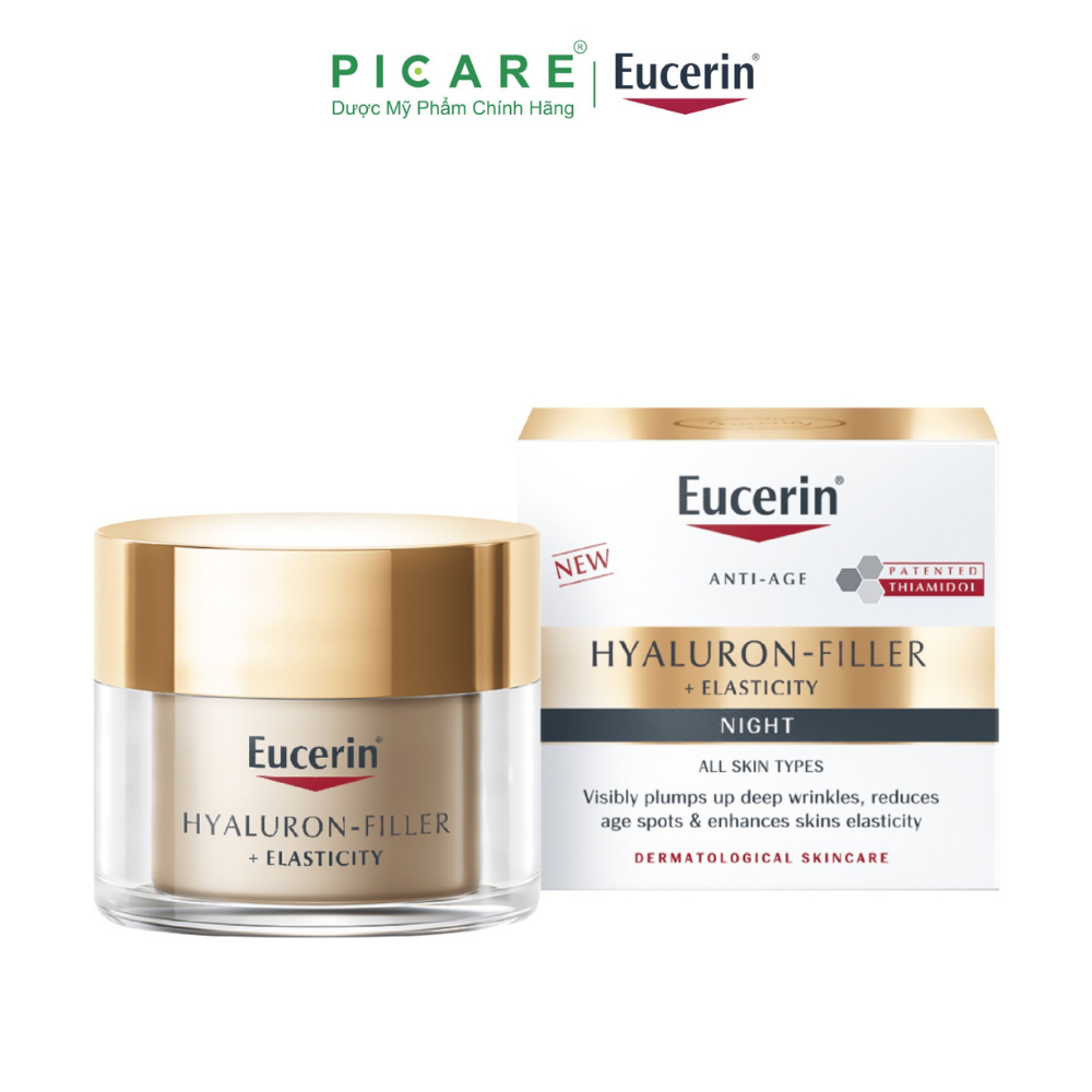 Kem Dưỡng Chống Lão Hóa Cải Thiện Độ Đàn Hồi Cho Da Ban Đêm Eucerin Hyaluron-Filler+ Elasticity Night Cream 50ml – 69678