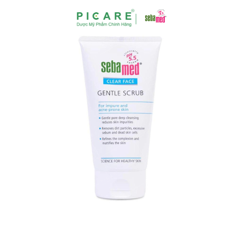 Tẩy Tế Bào Chết SEBAMED pH5.5 Sebamed Clear Face Gentle Scrub 150ml