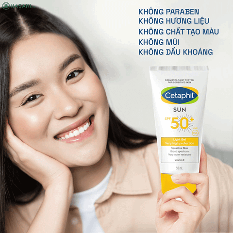 Kem Chống Nắng Dưỡng Ẩm Cho Da Nhạy Cảm Cetaphil UVA/UVB SPF50+ 50ml