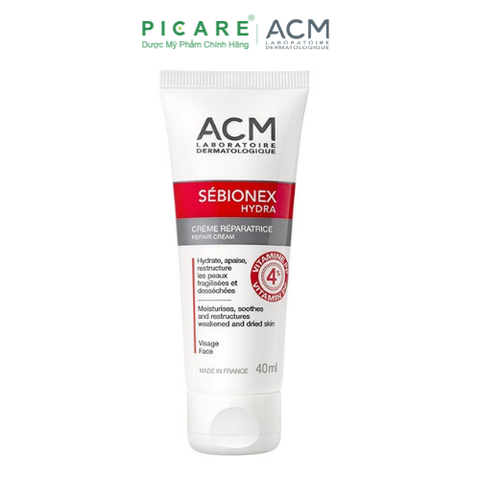 Kem Dưỡng Ẩm Dành Cho Da Mụn ACM Sebionex Hydra Repair Cream 40ml