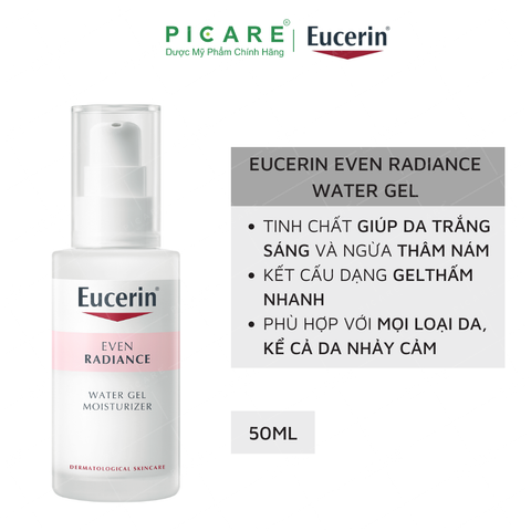 Gel Cấp Ẩm Và Dưỡng Sáng Da Eucerin Even Radiance Water Gel Moisturizer 50ml - 98365