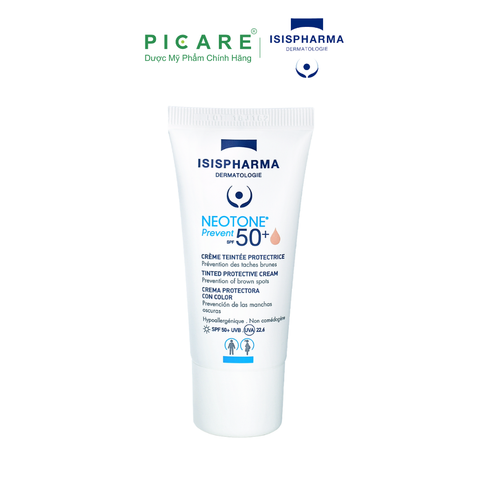 Kem Chống Nắng Che Phủ Khuyết Điểm Isis Pharma Neotone Prevent SPF50+ 30ml