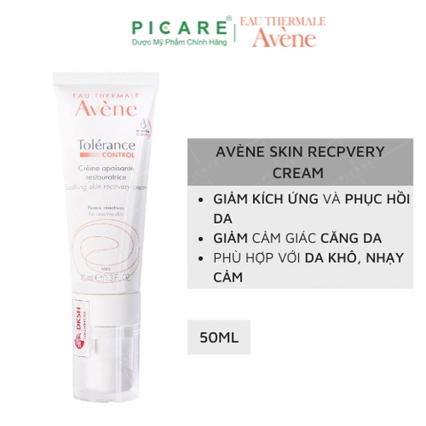 Kem Dưỡng Phục Hồi Cho Da Nhạy Cảm Avène Control Soothing Skin Recovery Cream 50ml