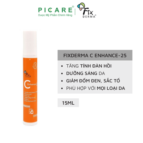 Serum Giúp Phục Hồi Và Tăng Tính Đàn Hồi Của Da Fixderma C Enhance-25 15ml