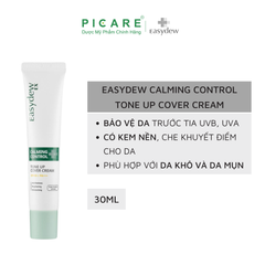 Kem Chống Nắng Trang Điểm Làm Dịu Cho Da Easydew Ex Calming Control Tone Up Cover 40ml