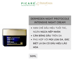 Kem Chống Lão Hóa Và Sáng Da Ban Đêm DermEden Intense Anti-Ageing Night Cream – All Skin 50ml