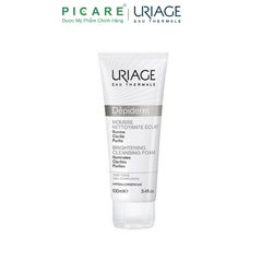 Sữa Rửa Mặt Làm Sạch Và Thanh Khiết Làn Da Uriage Depiderm Mousse Nettoyante Éclaircissante 100ml