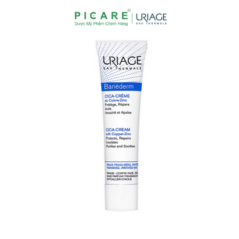 Kem Dưỡng Cho Da Kích Ứng Uriage Bariederm Cica Creme 40ml