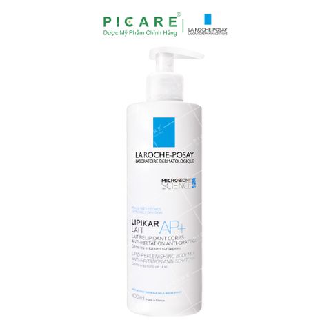 Kem Dưỡng Dạng Sữa Giúp Làm Mềm Dịu Da Cho Da Khô La Roche-Posay Lipikar Lait AP+ Lipid Replenishing Body Milk 400ml