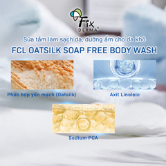 Sữa Tắm Dưỡng Ẩm Giảm Ngứa, Khô Da, Sáng Da FCL Oatsilk Soap Free Body Wash 200ml