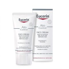 Kem Dưỡng Giảm Ngứa, Đỏ Cho Da Mặt Eucerin Ato Control Face Cream 50ml – 63614