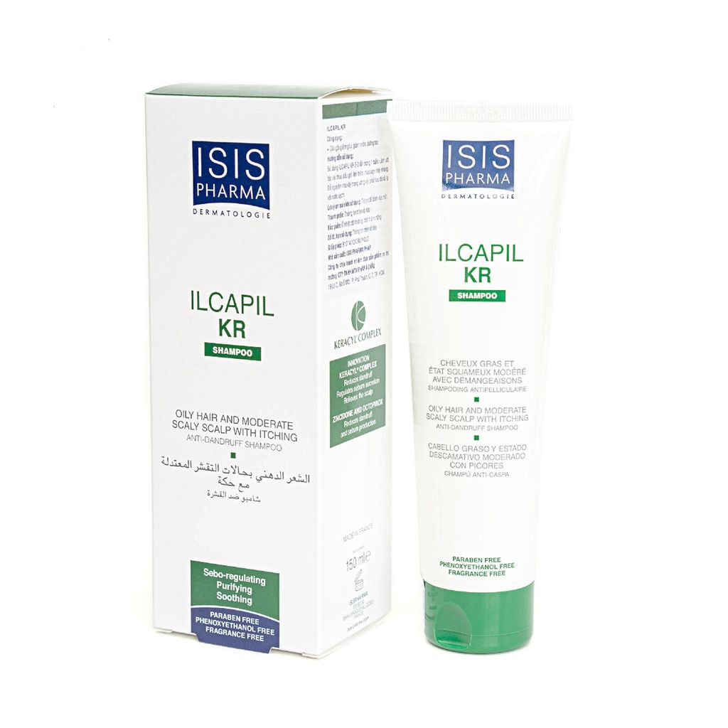 Dầu Gội Giảm Gàu, Giảm Rụng Tóc Và Dưỡng Tóc Isis Pharma ILCAPIL KR 150ml