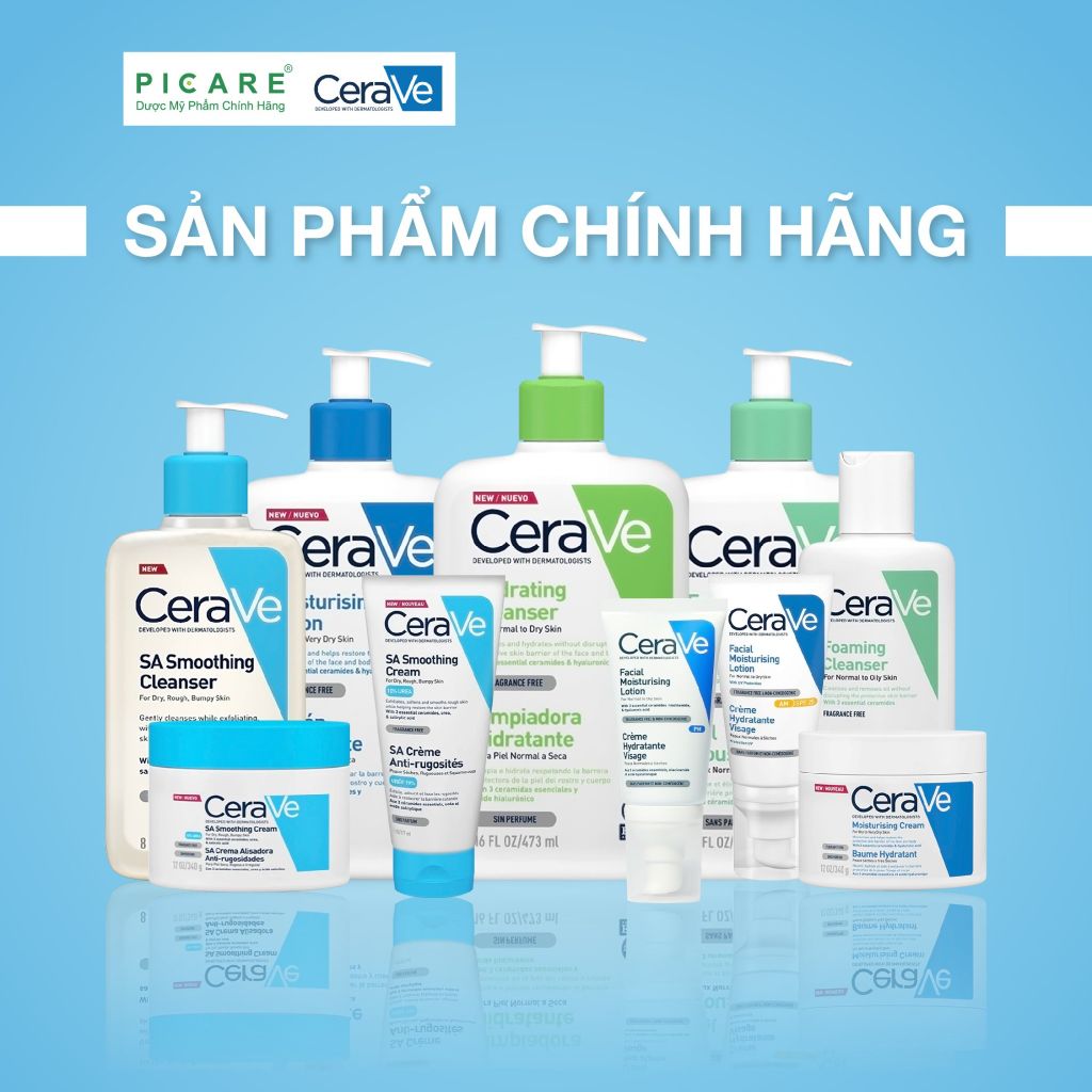 Sữa Rửa Mặt Dành Cho Da Dầu CeraVe Foaming Cleanser 473ml