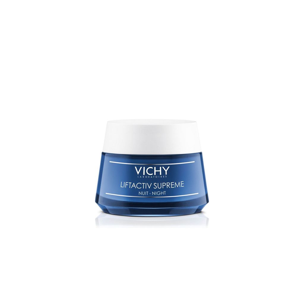 Kem Dưỡng Chống Nhăn & Làm Săn Chắc Da Chuyên Sâu (Ban Đêm) Vichy LiftActiv Night Supreme Anti-Wrinkle & Firming Correcting Care 50ml