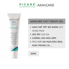 Kem Aknicare Giảm Nhờn Mụn Fast Creamgel 30ml