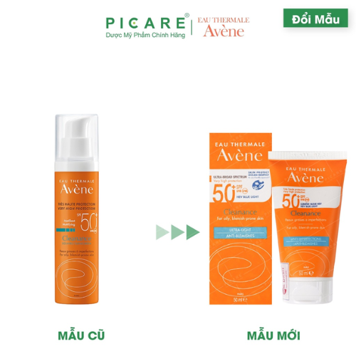 Sữa Chống Nắng Quang Phổ Rộng Cho Da Nhờn Mụn Avène Cleanance Protect SPF50+ Blue Light 50ml