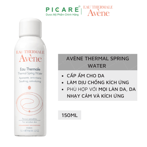 Xịt khoáng làm dịu da, chống kích ứng Avène Therma Spring Water 150ml