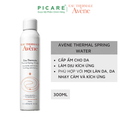 Xịt khoáng làm dịu da, chống kích ứng Avène Therma Spring Water 300ml