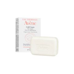 Thanh Kem Rửa Mặt Và Tắm Cho Da Khô, Nhạy Cảm Avène Cold Cream Cleansing Bar 100g