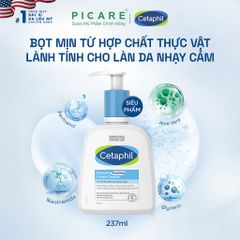 Sữa Rửa Mặt Tạo Bọt Dịu Lành Cho Da Nhạy Cảm Cetaphil Hydrating Foaming Cream Cleanser 236ml