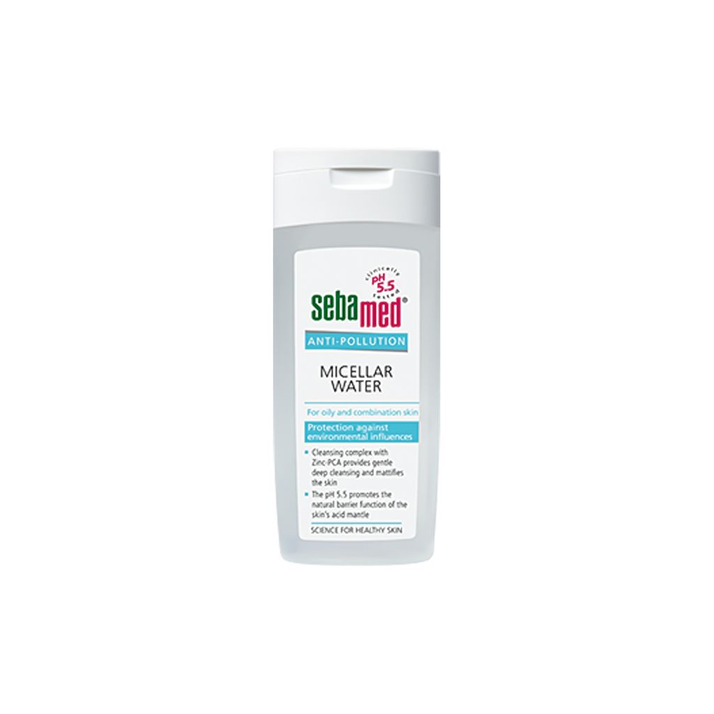 Tẩy Trang Dành Cho Da Dầu & Da Hỗn Hợp pH5.5 SEBAMED Anti Pollution Micellar Water - Oily To Combination Skin 200ml