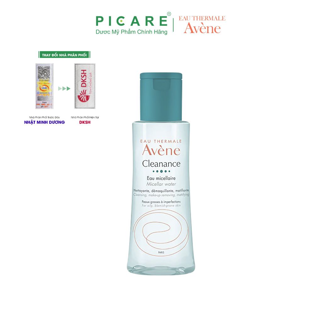 Nước Tẩy Trang Dịu Nhẹ Cho Da Dầu Avène Cleanance Micellar Water 100ml