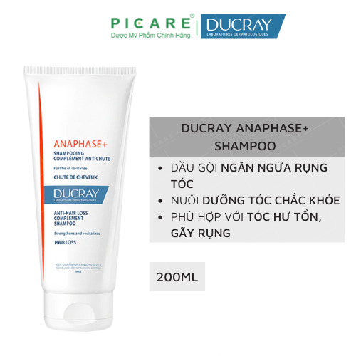 Dầu Gội Dạng Kem Ngăn Rụng Tóc Ducray Anaphase Shampoo 200ml