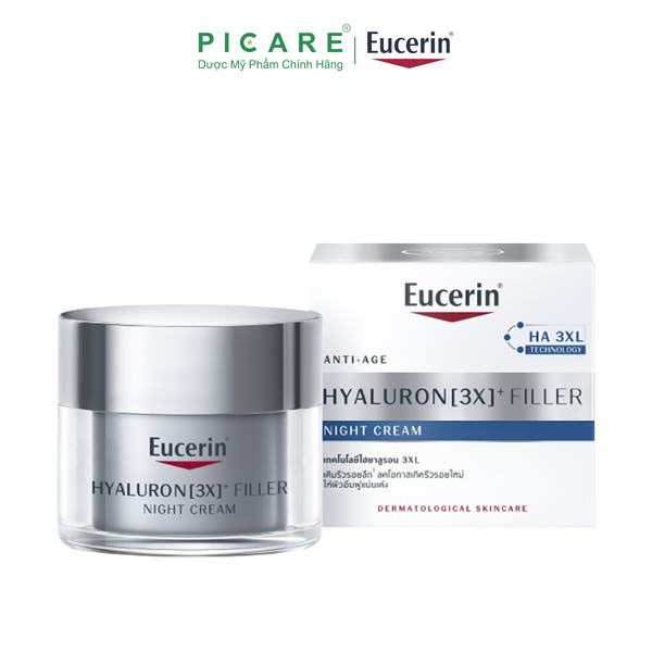 Kem Ngăn Ngừa Lão Hóa Ban Đêm Eucerin Hyaluron – Filler Night Cream – 63486