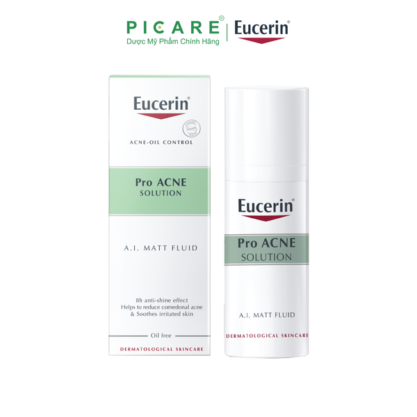 Kem Dưỡng Kiểm Soát Dầu Giảm Mụn Eucerin Pro Acne A.I Matt Fluid 50ml – 69691