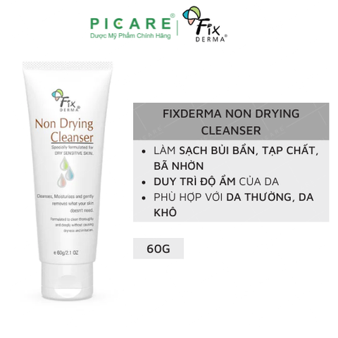 Sữa Rửa Mặt Non Fixderma Drying Cleanser 60g