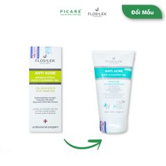 Gel Rửa Mặt Diệt Khuẩn Ngừa Mụn Floslek Pharma Antibacterial Face Cleansing Gel 125ml