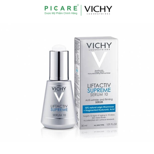 Tinh Chất Chống Nhăn Săn Chắc Trẻ Hóa Da Vichy Lift Activ Supreme Serum 10 30ml