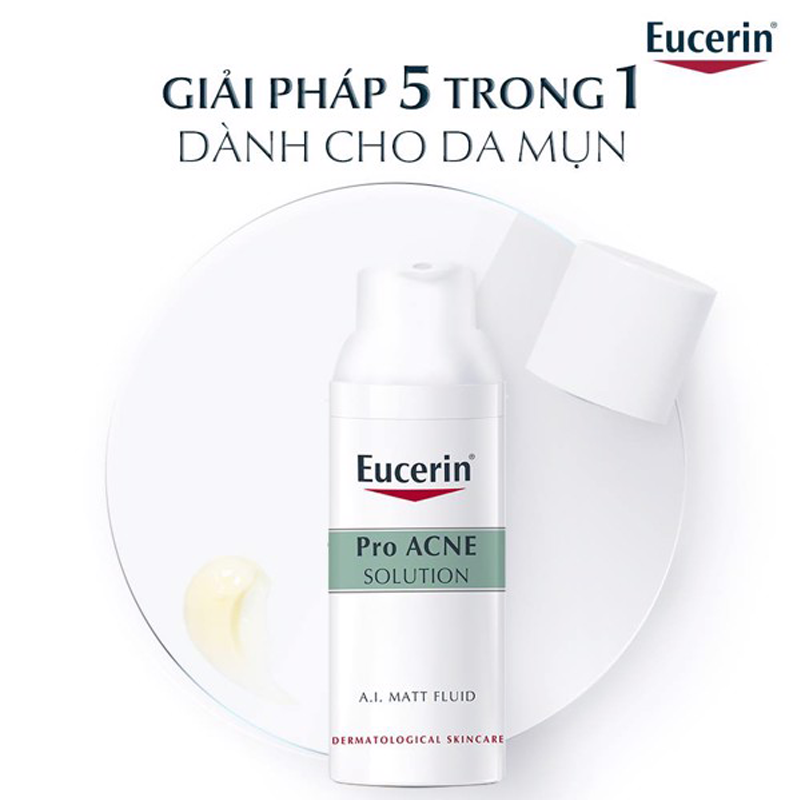 Kem Dưỡng Kiểm Soát Dầu Giảm Mụn Eucerin Pro Acne A.I Matt Fluid 50ml – 69691