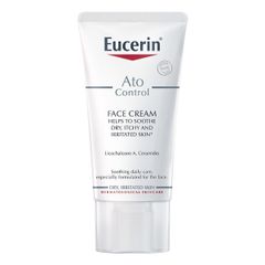 Kem Dưỡng Giảm Ngứa, Đỏ Cho Da Mặt Eucerin Ato Control Face Cream 50ml – 63614