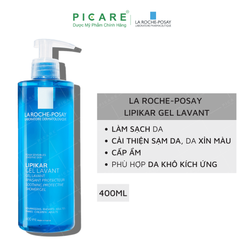 Gel Tắm Giúp Làm Sạch, Làm Dịu & Bảo Vệ Da Dành Cho Da Nhạy Cảm La Roche-Posay Lipikar Soothing Protecting Shower Gel 400ml