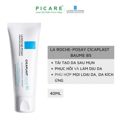 Kem Dưỡng Làm Dịu, Phục Hồi Cho Da Kích Ứng La Roche-Posay Cicaplast Baume B5+ 40ml