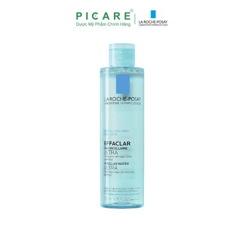 Nước Tẩy Trang & Làm Sạch Sâu Dành Cho Da Dầu Nhạy Cảm La Roche-Posay Effaclar Micellar Water 200ml