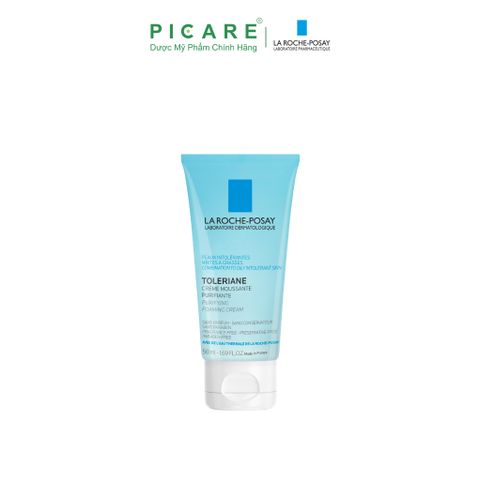 Sữa Rửa Mặt Cho Da Hỗn Hợp & Da Dầu Rất Nhạy Cảm La Roche-Posay Toleriane Purifying Foaming Cream 50ml