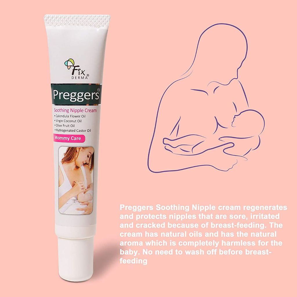 Kem Dưỡng Ẩm, Làm Mềm Da Và Núm Vú Fixderma Preggers Soothing Nipple Cream 20g