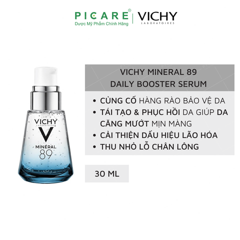 Tinh Chất Khoáng Cô Đặc Vichy Phục Hồi Chuyên Sâu Mineral 89 Skin Fortifying Daily Booster 30ml