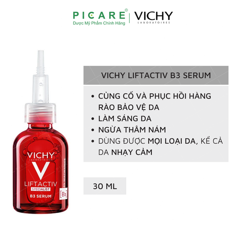 Serum Vichy Giúp Ngăn Ngừa & Giảm Thâm Nám Đốm Nâu Liftactiv B3 Serum 30ml
