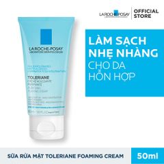 Sữa Rửa Mặt Cho Da Hỗn Hợp & Da Dầu Rất Nhạy Cảm La Roche-Posay Toleriane Purifying Foaming Cream 50ml