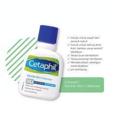 Sữa Rửa Mặt Dịu Nhẹ Cho Da Nhạy Cảm Cetaphil Gentle Skin Cleanser 59ml