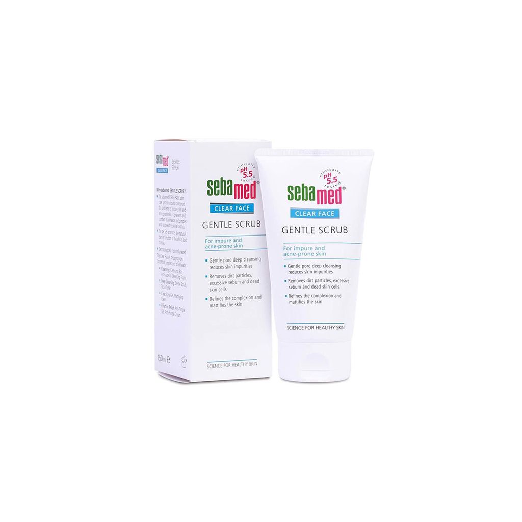 Tẩy Tế Bào Chết SEBAMED pH5.5 Sebamed Clear Face Gentle Scrub 150ml