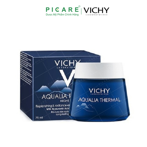 Mặt Nạ Ngủ Cung Cấp Nước Vichy Aqualia Thermal Night Spa 75ml