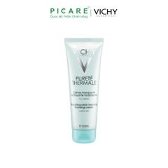 Sữa Rửa Mặt Tạo Bọt Dạng Kem Vichy Pureté Thermale Hydrating And Cleansing Foaming Cream 125ml