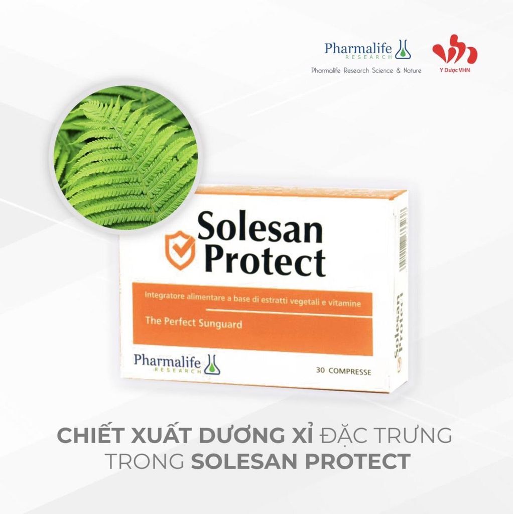 Viên Uống Chống Nắng Và Sáng Da Pharmalife Solesan Protect 30 Viên